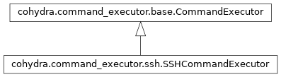 Inheritance diagram of cohydra.command_executor.ssh